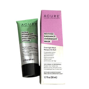 New Acure Daily Facial Lotion and Revived Radiance Overnight Mask